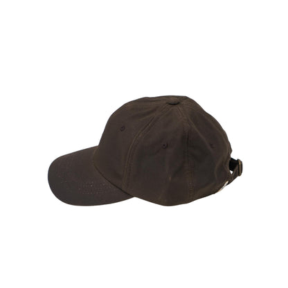 Gorra de béisbol impermeable de algodón Oilskin, hebilla ajustable, sombrero hecho a mano 