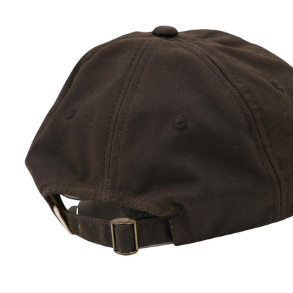 Gorra de béisbol impermeable de algodón Oilskin, hebilla ajustable, sombrero hecho a mano 