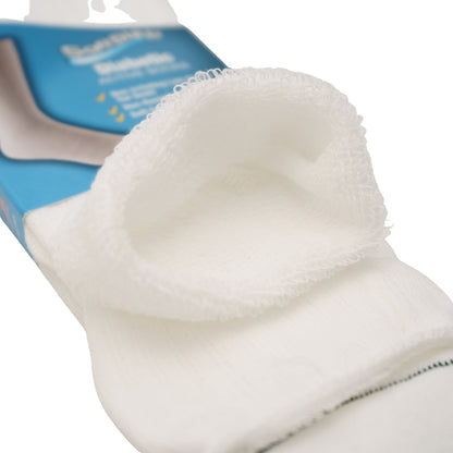 FOUNDATION® SOFTSTEP® DIABETIC ACTIVE CREW SOCKS - WHITE