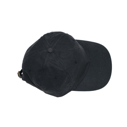 Gorra de béisbol impermeable de algodón Oilskin, hebilla ajustable, sombrero hecho a mano 