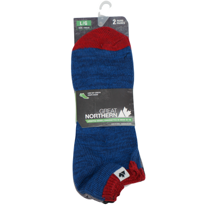 GN Cotton Blend Low Cut Lifestyle Socks - 2 PK