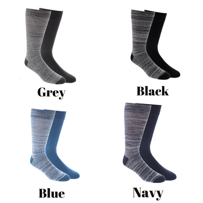 D&CO Super Soft Crew Socks - 2 PK