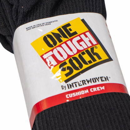 INTERWOVEN "ONE TOUGH SOCK" CASUAL COTTON CUSHION CREW