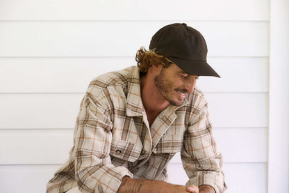 Gorra de béisbol impermeable de algodón Oilskin, hebilla ajustable, sombrero hecho a mano 