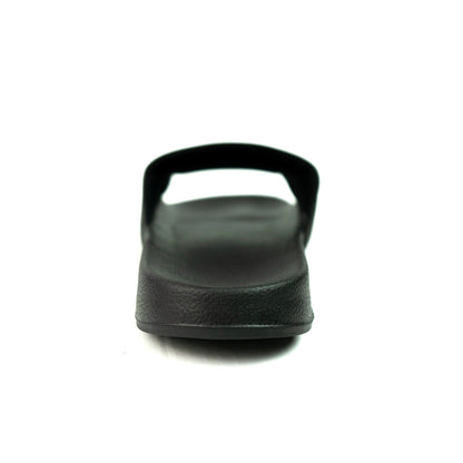 Minimalist Slides - Black - Cushioned Strap - EVA Sole - Eco-Friendly